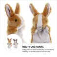 thumbnail image 4 of 2 Pcs Poupée à Main Lapin Drôle Jouets Interactifs Intéressants, 4 of 8