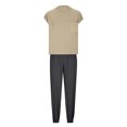 thumbnail image 4 of Timegard Ensembles Lounge pour Femmes 2 Pcs Hauts Courts Amples à Manches Cap Courtes Pantalons à Bas Resserré avec Poches Tenues, 4 of 4