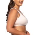 thumbnail image 5 of Vanity Fair Womens Beyond Comfort Simple Sizing Wireless Bra, M, Sheer Quartz, 5 of 5