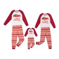 thumbnail image 1 of goowrom Noël Famille Correspondant Pyjamas, Lettres Tops Pantalons, 1 of 10