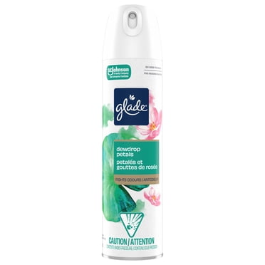 Glade® Air Freshener Odor Fighting Room Spray, Dewdrop Petals
