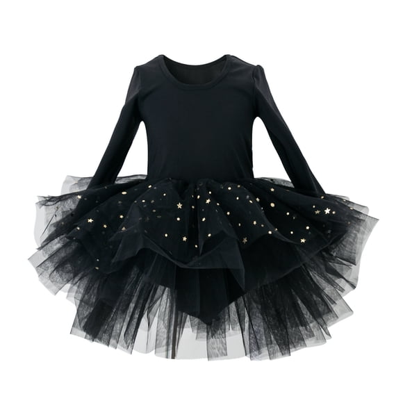 FhsagQ Dress for Girls Children's Tutu Dress for Performance and Long Sleeve Personality Sleeveless Dress for Girls Girls Easter Dresses Size 5T Graduation Dresses for Girls 5-6 Black S-100