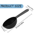 thumbnail image 5 of Small Scoops for Canisters, 5 Pack Plastic Scoopers for Containers, Flour Scoops for Canisters, Black Coffee Measuring Scoop for Tea, Sugar, Cereal, Milk, Spices, 3.81x1.49"(Black*5), 5 of 5