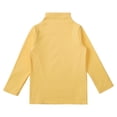 thumbnail image 2 of Yeahdor Chandails Thermiques à Manches Longues pour Garçon Fille, Doublés en Molleton, Couche de Base de Compression, T-Shirts à Col Rond, T-Shirts Doux, Jaune 90, 2 of 7