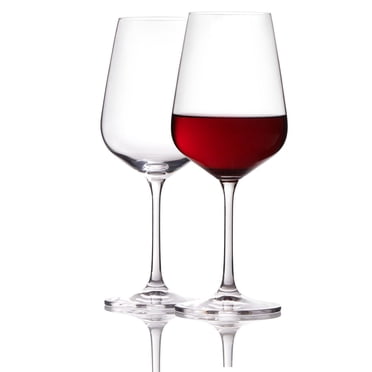 Verres à vin Rouge ou Blanc Trudeau Quartz 16oz, fabriqués en Europe, compatibles lave-vaisselle