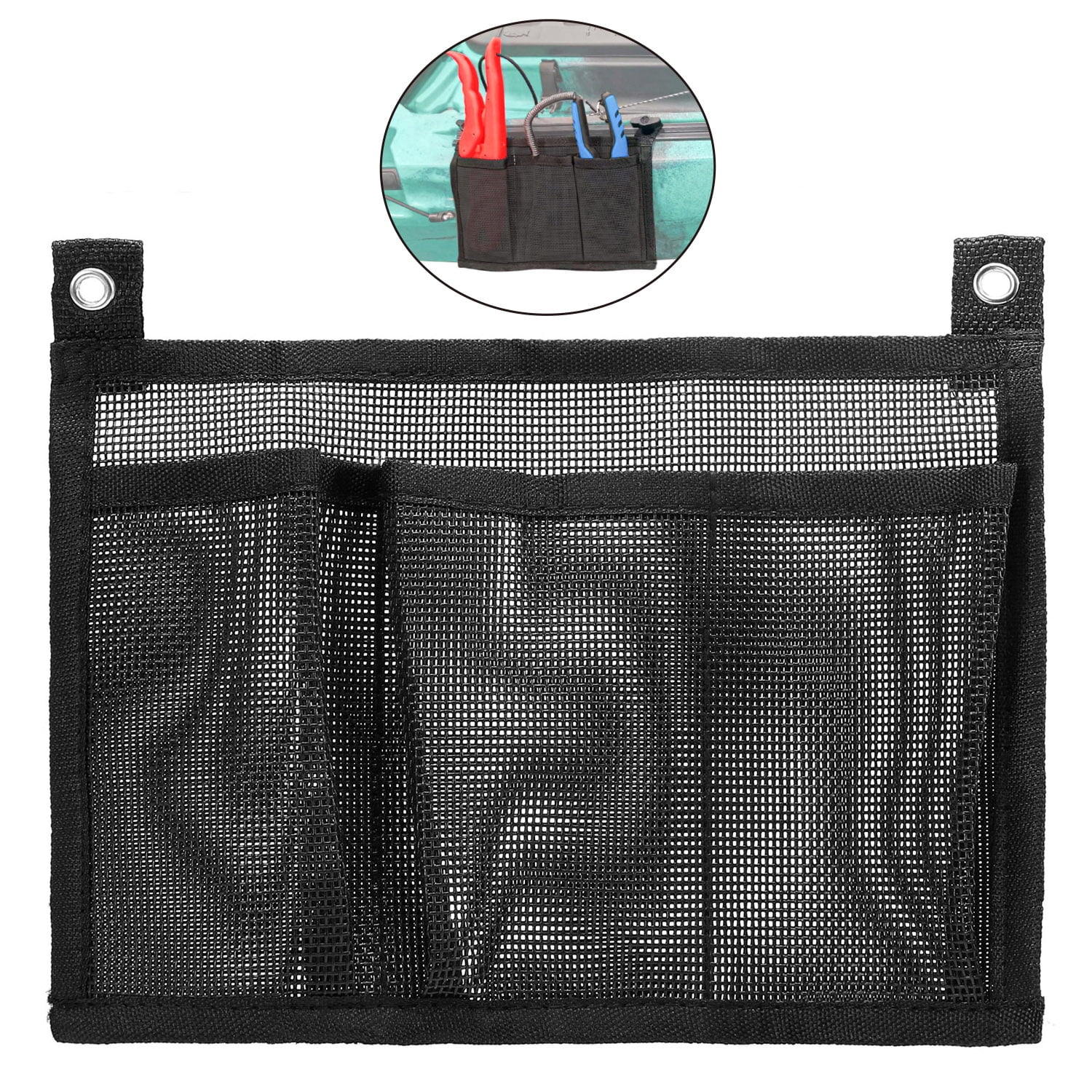 Kayak Mesh Storage Side Pouch Boat Fishing Holder Bag Canoe Mesh Bag