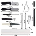 thumbnail image 2 of Professional Pedicure Tools Set, Stainless Steel Foot Care Kit Foot Rasp Dead Skin Remover Pedicure Kit, 2 of 5