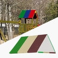 thumbnail image 4 of thinsony Toit de Remplacement pour Balançoire Imperméable Tente Pare-Soleil Vert Beige Café, 4 of 8