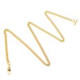 thumbnail image 1 of 65cm Length Retro t Bar Pocket Watch Chain Pendant Holder Metal Pocket Watch Accessories Gold, 1 of 9