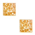 thumbnail image 4 of ZheElen 4piece Lightweight Hanging Divider Screens For Versatile Space Foldable Yellow Butterflies 2Set, 4 of 6