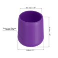 thumbnail image 2 of Unique Bargains 2 Pcs Silicone Fishing Rod Butt Cushion Protector Cap, Small, Purple, 2 of 7
