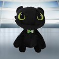 thumbnail image 3 of How To Train Your Dragon Plush Toy Toothless Black Dragon 25cm Stuffed Doll, 3 of 3
