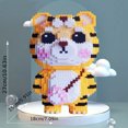 thumbnail image 1 of 3700pcs Cute Tiger Building Block Model Kit, DIY Tiger Sports Activity Toy Set, Perfect Christmas/Thanksgiving/Easter Gift for Ages 14+, 1 of 5