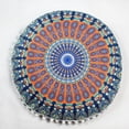 thumbnail image 2 of Luckyn 43CM Round Pattern Pillowcase Bohemian Cushion Cover Floor Cushion Pillows Cover, 2 of 6