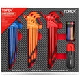 thumbnail image 1 of TOPEX 38Pcs Allen Key Set Hex Key Allen Wrench Folding Hex Key Ball End Metric/SAE/Star, 1 of 12