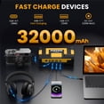 thumbnail image 4 of AVAPOW 6000A Car Battery Jump Starter, Portable Car Jump Starter with Dual USB Quick Charge and DC Output, 12V Jump Pack with Built-in LED Bright Light, Yellow, 4 of 7