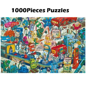 1000 Puzzles Âge Puzzle Enfants Intelligence des adultes Puzzels