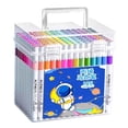 thumbnail image 2 of Rongfmy 120Pcs Acrylic Paint Markers with Storage Box Marker Pens Set Acrylic Paint Pens, 2 of 7