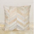 thumbnail image 2 of TORINO CHEVRON COWHIDE PILLOW 18"X18" 2-PACK, 2 of 4