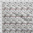 thumbnail image 3 of oneOone Georgette Viscose Fabric Tree|Leopard & Monkey Ikat Printed Craft Fabric BTY 42 Inch Wide, 3 of 4