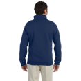 thumbnail image 3 of Jerzees Chandail Molletonné Ras du Cou NuBlend Super Sweats pour Hommes, P, J Bleu Marine, 3 of 4