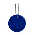 thumbnail image 1 of Porte-clés Réfléchissant Haute Visibilité Pendentif de Sac à Dos Réflecteurs en PVC Basketball, 1 of 5