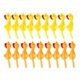 thumbnail image 4 of 18 PCS Creative Ejection Chicken Toy Light Rubber Finger Prank Flying Toy, 4 of 8