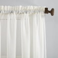 thumbnail image 4 of Mainstays Marjorie Sheer Voile Curtain Panel Pair, 4 of 6