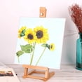 thumbnail image 3 of KLKCMS Small Tabletop Easel Painting Display Art Easel Desktop Easel Adjustable H-Frame Easel Studio Easel Stand, Premium Wood Sketching Easel, 3 of 7