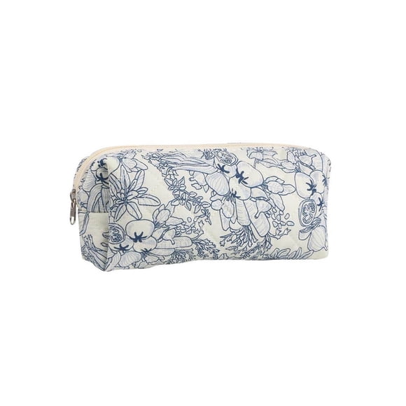 Women's Travel Cosmetic Bag Toiletry Bag Set Women's Quilted Toiletry Bag With Floral Pattern Make Up Bag Make Up Bag Cosmetic Bag For Women And Girls A4 Cosmeti
