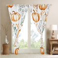 thumbnail image 3 of YST Rideaux et Draperies Citrouille Aquarelle Automne Rideaux Occultants Feuilles d'Eucalyptus Vertes Rideaux de Fenêtre pour Enfants Adultes Action de Grâce Récolte Rideaux 2 Panneaux 38"L X 45"H, 3 of 5