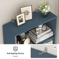 thumbnail image 4 of Homfa 6 Tier Tall Bookshelf and Bookcase, Wooden Bookcase Display Shelf for Living Room Home Office Library Storage,Blue, 4 of 7
