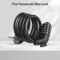 thumbnail image 3 of Bicycle Lock Unbreakable Highly Strength Thickened Waterproof Widely Compatibility Anti-theft ABS Five Passwords Bike Lock Bike A, 3 of 10