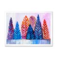 thumbnail image 3 of Designart Arbres de Noël Abstraits Traditionnels Art Mural Encadré, 3 of 4