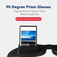 thumbnail image 4 of Lazy Glasses, Black Bed Prism Glasses  For Laying Down Reading, 4 of 8