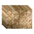 thumbnail image 1 of Fasade 18in x 24in Backsplash Panel 5 Pack Monaco Bermuda Bronze, 1 of 5