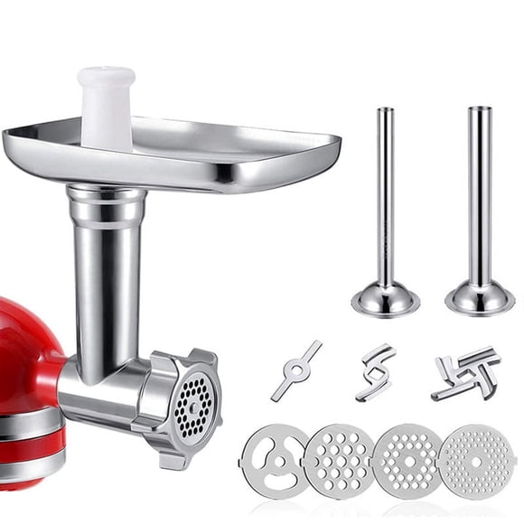 For Kitchenaid Stand Mixer Meat Grinder Sausage Stuffer Tubes Meat Grinder Blade Metal Food Grinder Attachment