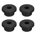 thumbnail image 1 of Unique Bargains Support à Oeillets en Caoutchouc Dia 3/4 Pieds (19 mm) Rond Type T pour Protection de Fil, Lot de 4, 1 of 5