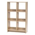 thumbnail image 1 of IRIS USA, 6-Cube Storage Organizer, Light Brown, 1 of 1