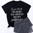 thumbnail image 1 of EGNMCR T Shirts pour Femmes Women's Mode Été Col Rond Loisirs Manches Courtes Hauts Imprimés, 1 of 4
