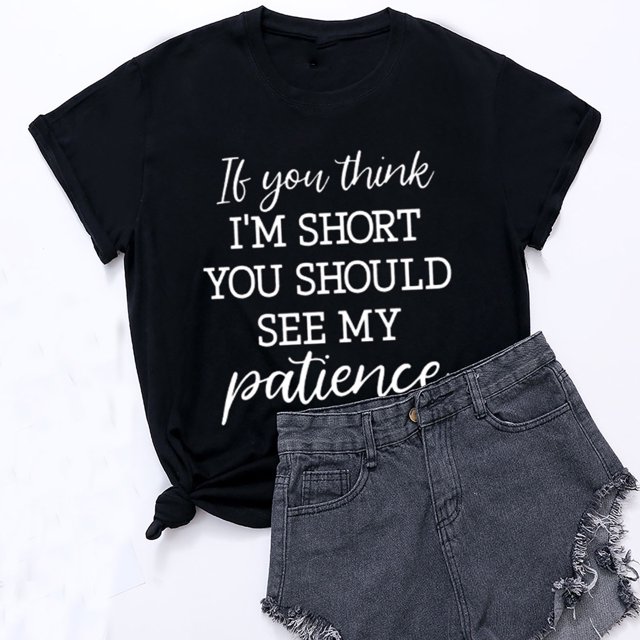 EGNMCR T Shirts pour Femmes Women's Mode Été Col Rond Loisirs Manches Courtes Hauts Imprimés