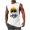 White, variant on EGNMCR Round-Neck Tank Top Men's Tank High Elasticity Sports Pullover Round Neck Sleeveless Fitness Muscular Man Fitness Clothes Men cotton Tank Top
