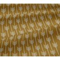 thumbnail image 5 of oneOone Viscose Chiffon Fabric Leaves & Floral Block Printed Fabric 1 Yard 42 Inch Wide, 5 of 5
