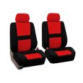 thumbnail image 2 of Shisuyan 2 Pcs Full Set Auto Car Seat Covers Light Breathable Interior Split Bench Covers (Beige), 2 of 6