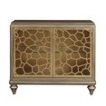 thumbnail image 2 of Home Fare Two Door Accent Chest with Pierced Gold Leaf Doors, 2 of 5