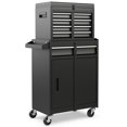 thumbnail image 1 of Pemberly Row 5-Drawer Rolling Tool Chest Cabinet Metal Tool Storage Box in Black, 1 of 8