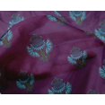 thumbnail image 4 of oneOone Silk Tabby Fabric Floral Block Printed Craft Fabric BTY 42 Inch Wide, 4 of 4