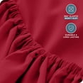 thumbnail image 4 of Bare Home Drap-Housse - Poche Extra Profonde de 22 Pouces - Premium 1800 Collection - Très Grand, Rouge, 4 of 7