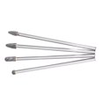 thumbnail image 1 of Lengthened Tungsten Steel Grinding Head, Easy To Replace Wear Resistant 4Pcs Silver Extended Carbide Rotating Burr Set  For Cutting For Carving, 1 of 8
