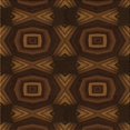 thumbnail image 1 of Ahgly Tapis d'Intérieur Lavable en Machine Carré Marron Selle, 8 Pieds Carré, 1 of 7